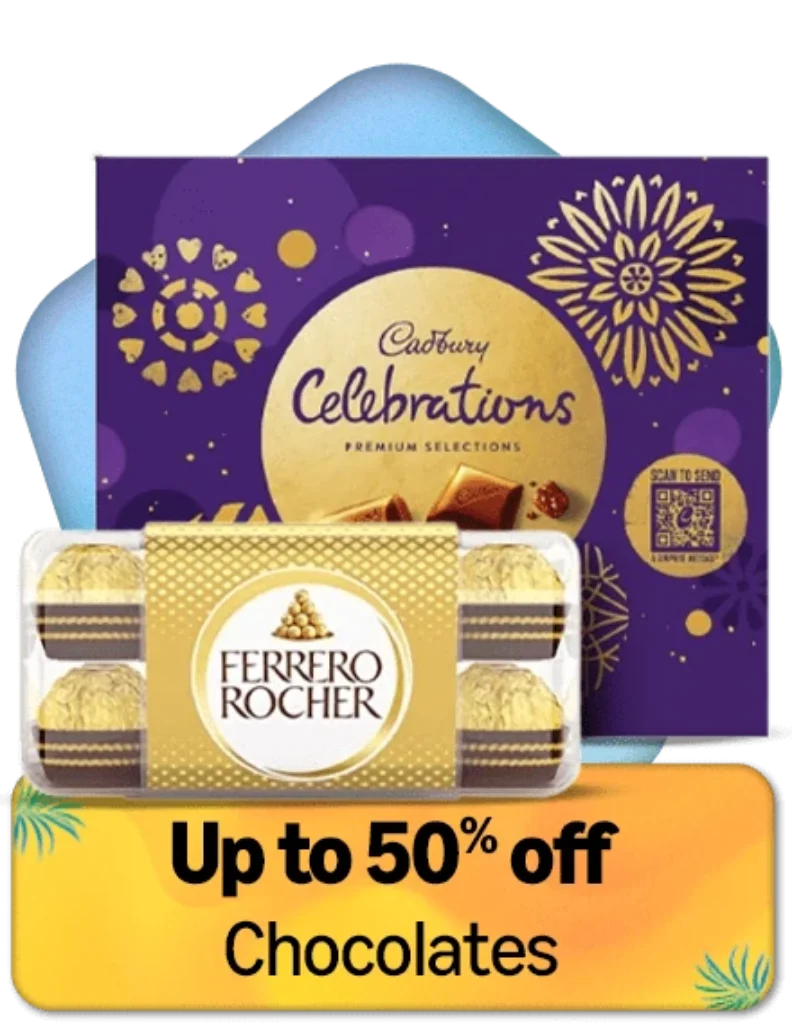 chocolates up to 50% off