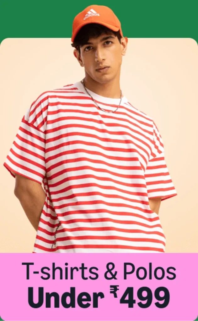 t-shirts and polos under 499