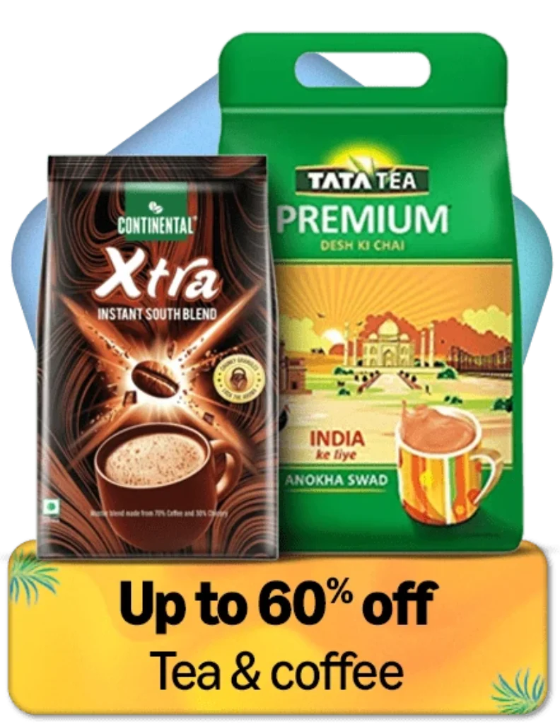 tea and coffee up to 60% off