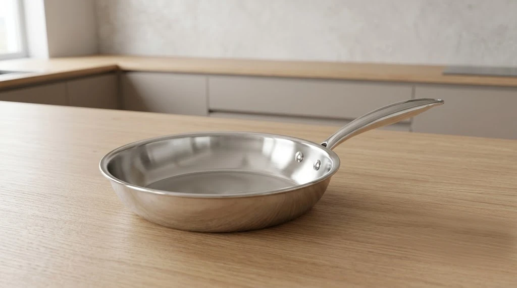 Indus Valley Triply Fry Pan 20cm അവലോകനം: വിഷാംശങ്ങളില്ലാത്തത് | രാസവസ്തുക്കളുടെ കോട്ടിംഗ് ഇല്ല