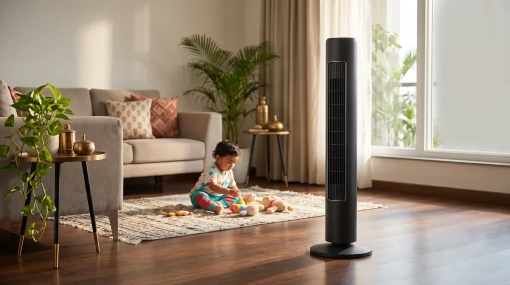 ബ്ലേഡില്ലാത്ത സ്മാർട്ട് ഫാൻ; Philips CX5535/11 Bladeless Tower Fan Review